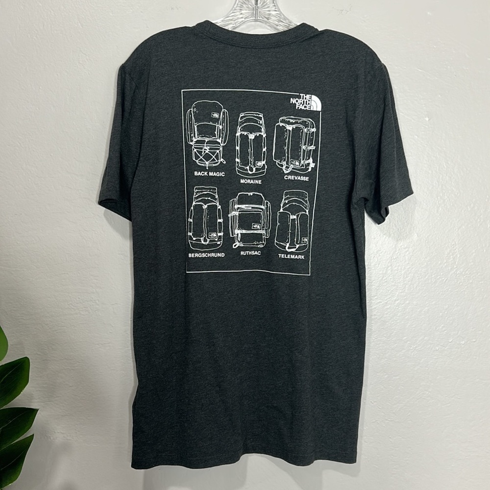 The north face tnf • mens backpack blueprint short sleeve tshirt ML056